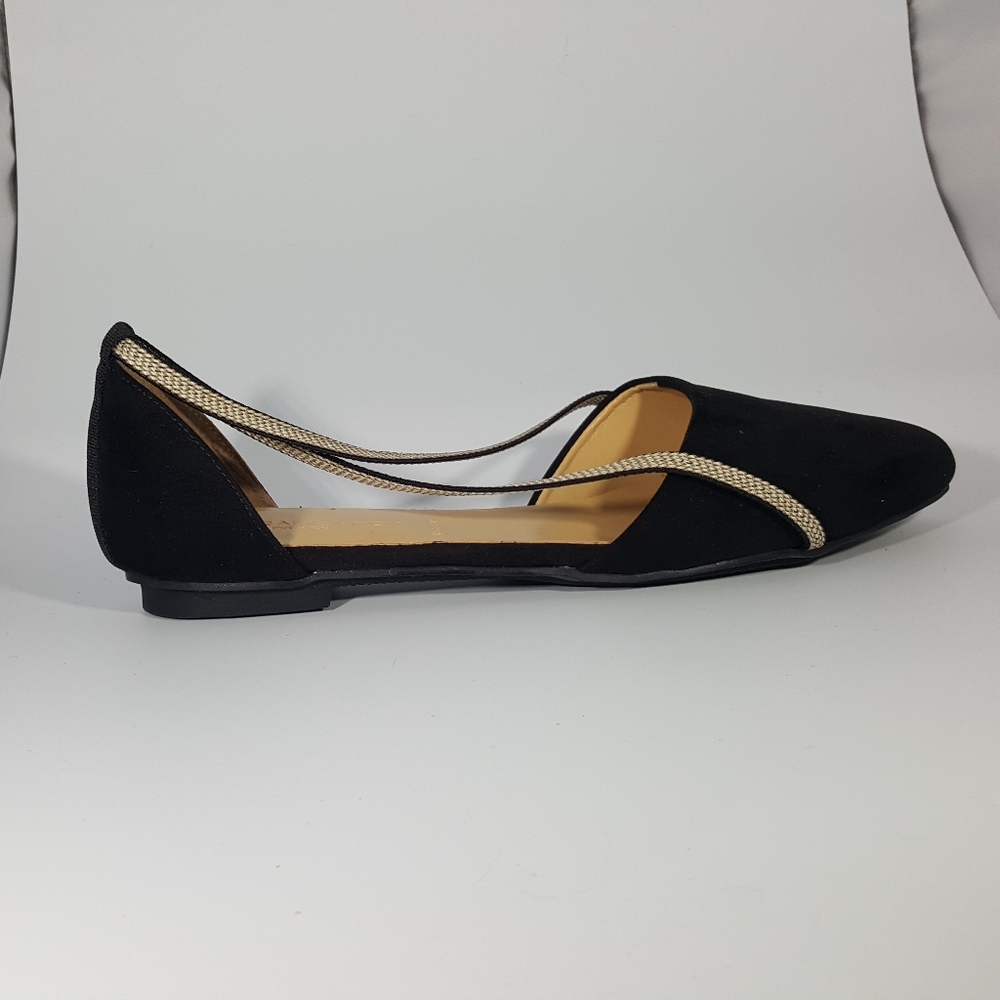 NR Rapisardi Black Diorsay Flat Sandal